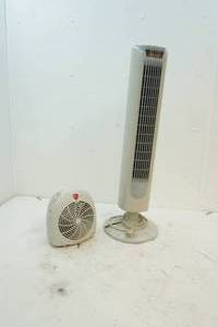 lot 252 image: floor fan and heater