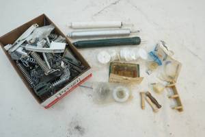 lot 256 image: storm door hardware