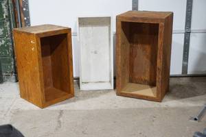 lot 313 image: wood boxes