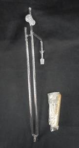 lot 148 image: Vintage Mercer Glass Works Merco Pyrex Glass Manometer No. 9497