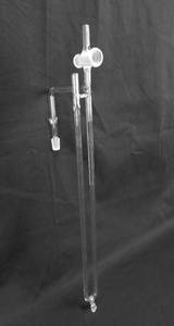 lot 175 image: Vintage Mercer Glass Works Merco Pyrex Glass Manometer No. 9496