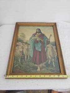 lot 170 image: Religious Art Bundle, Shepard and Mother