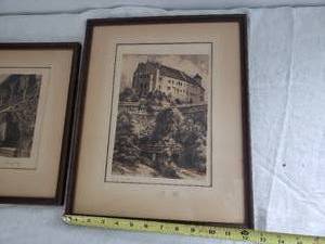 lot 178 image: European Black and White Lithographs