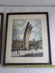 lot 56 image: Colored Berlin Lithographs