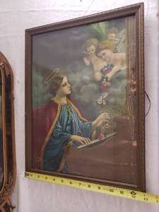 lot 136 image: Religious Art Bundle, Mother Savoir St. Cecilea