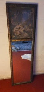 lot 88 image: Framed Tapestry Wall Mirror