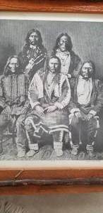 lot 125 image: Indian Chiefs Signed and Numbered Print by James Crow Horse