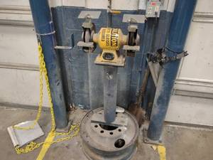 8 Pedestal Grinder, Works...
