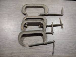 (4) C-Clamps...