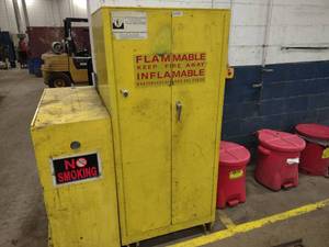 Flammable Cabinet with Contents...