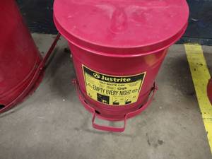 Justrite Oily Waste Can...