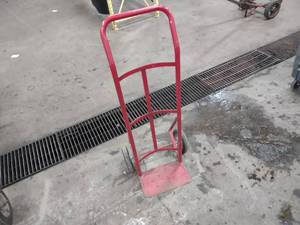 Two Wheel Hand Truck, Bent Axle, Wo...