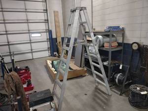 Green Bull 8 Two-Sided Step Ladder...