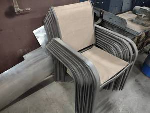 (9) Stack Chairs...