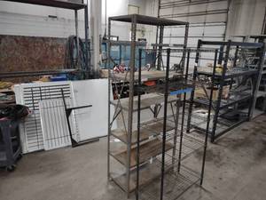 (2) Shelf Units...