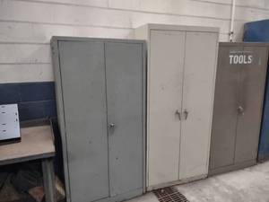 (3) Two Door Cabinets...