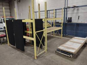 (4) Sections Pallet Racking...