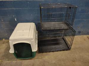 (3) Dog Kennels...