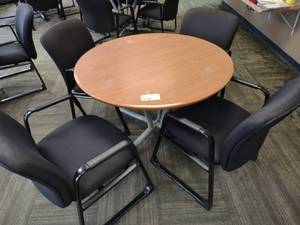48 Table & (4) Arm Chairs...