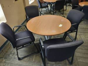 48 Table & (4) Arm Chairs...