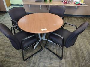 48 Table & (4) Arm Chairs...