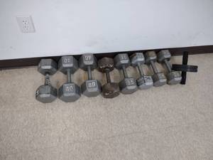Dumb Bells & Roller...
