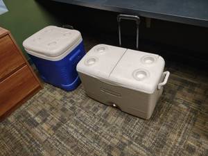 (2) Coolers...