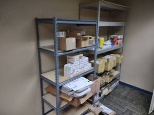 (2) Shelf Units, No Contents...