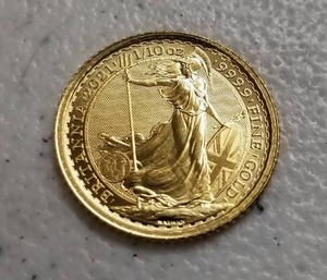 lot 01 image: 2021 BRITTANIA 110th TROY OZ .9999 FINE GOLD