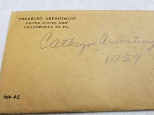 lot 23 image: 1959 US PROOF SET IN ORIGINAL PACKAGING