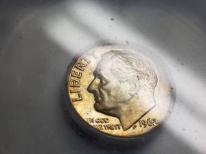 lot 33 image: 1962 ROOSEVELT SILVER DIME MS67 ICG