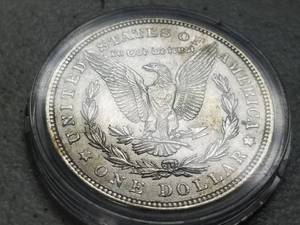 lot 34 image: 1921 MORGAN SILVER DOLLAR UNC IN AIRTITE