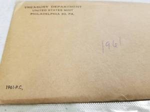 lot 40 image: 1961 US PROOF SET IN ORIGINAL PACKAGING