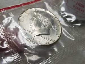 lot 44-A image: 1964-D US MINT SET 6 COINS