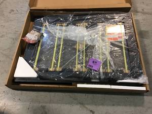 lot 49 image: Pleasant Hearth Ascot Large Glass Fireplace Doors not used