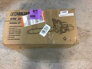 lot 59 image: Blue Max 22 in. 57cc Gas Chainsaw