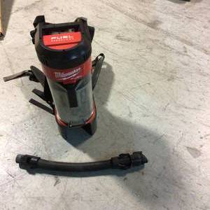 lot 61 image: Milwaukee M18 FUEL 18-Volt Lithium-Ion Brushless 1 Gal. Cordless 3-in-1 Backpack Vacuum (Tool-Only)