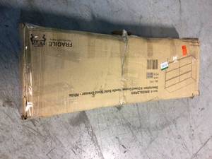 lot 69 image: 6-Drawer Groove Handle Wood Dresser in White - Walker Edison BR6DSLDRWH