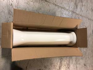 lot 71 image: American Standard Cadet Pedestal Sink Leg in White