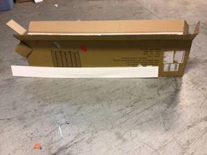 lot 91 image: Oriental Furniture 6 ft. Gold Window Pane 6-Panel Room Divider