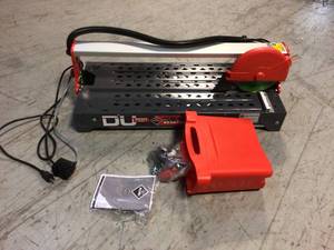 lot 101 image: Rubi 8 in. 120-Volt Tile Saw DU EVO 26 in. open box working conditions