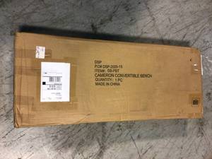 Metal Outdoor Cameron Convertible Bench