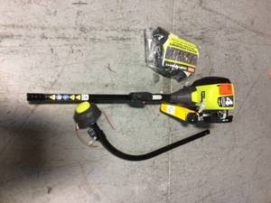RYOBI 4-Cycle 30cc Attachment Capable Curved Shaft Gas Trimmer