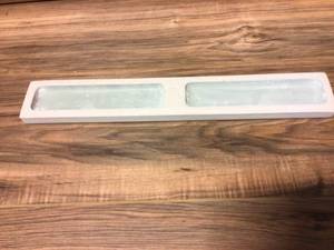 15-38 in. Cultured Marble Sidesplash in White