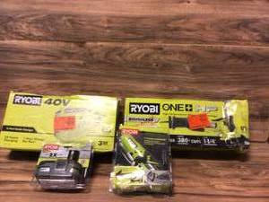MIX LOT OF RYOBI TOOLS