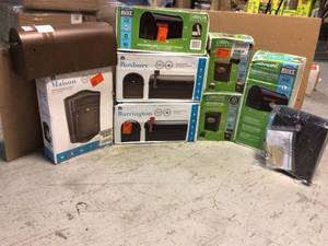 lot 10 image: MIX LOT OF GIBRALTAR MAILBOXES & MISC