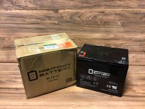 lot 15 image: MIGHTYMAX BATTERY Open box customer returns see pictures