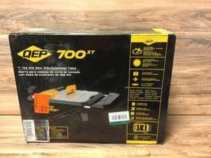 lot 18 image: QEP 700XT 34 HP Wet Tile Saw with 7 in. Blade and Table Extension Open box customer returns see pictures