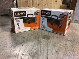 lot 54 image: RIDGID 4.5 Gallon 5.0-Peak HP ProPack WetDry Shop Vacuum