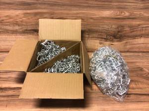 lot 74 image: Arnold Tractor Tire Chains for 20 in. x 10 in. Wheels (Set of 2) Open box customer returns see pictures